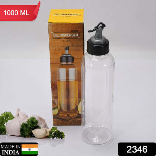 OIL DISPENSER TRANSPARENT PLASTIC OIL BOTTLE | 1 LITER