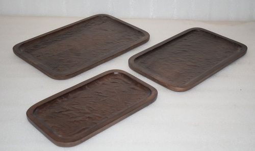 Wooden Coffee Colour Tray Set