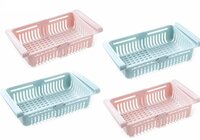 FRIDGE ORGANIZER DRAWER - ADJUSTABLE FRIDGE STORAGE BASKET  0113