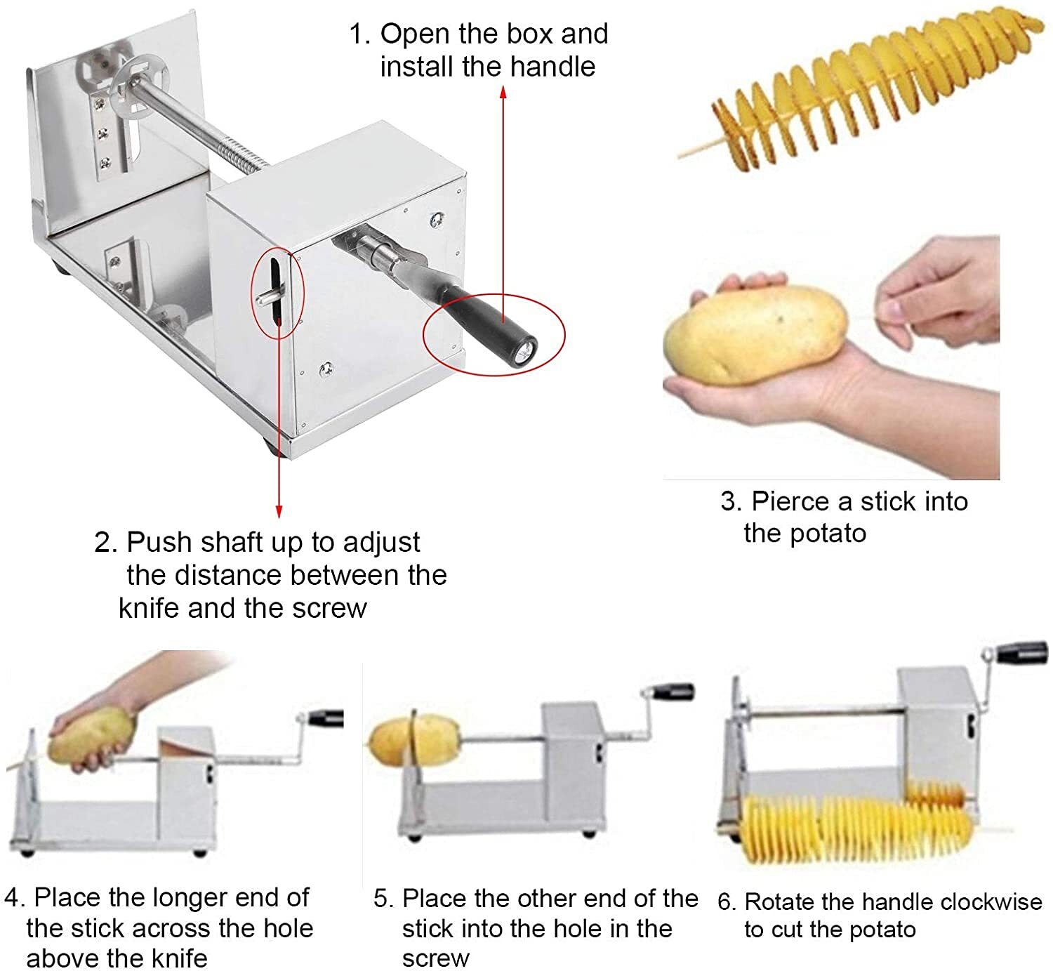 SPIRAL POTATO MACHINE
