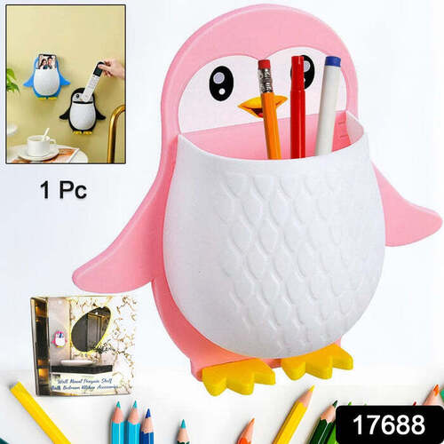 Penguin Storage Box, Adhesive Remote Case, Electric Toothbrushes