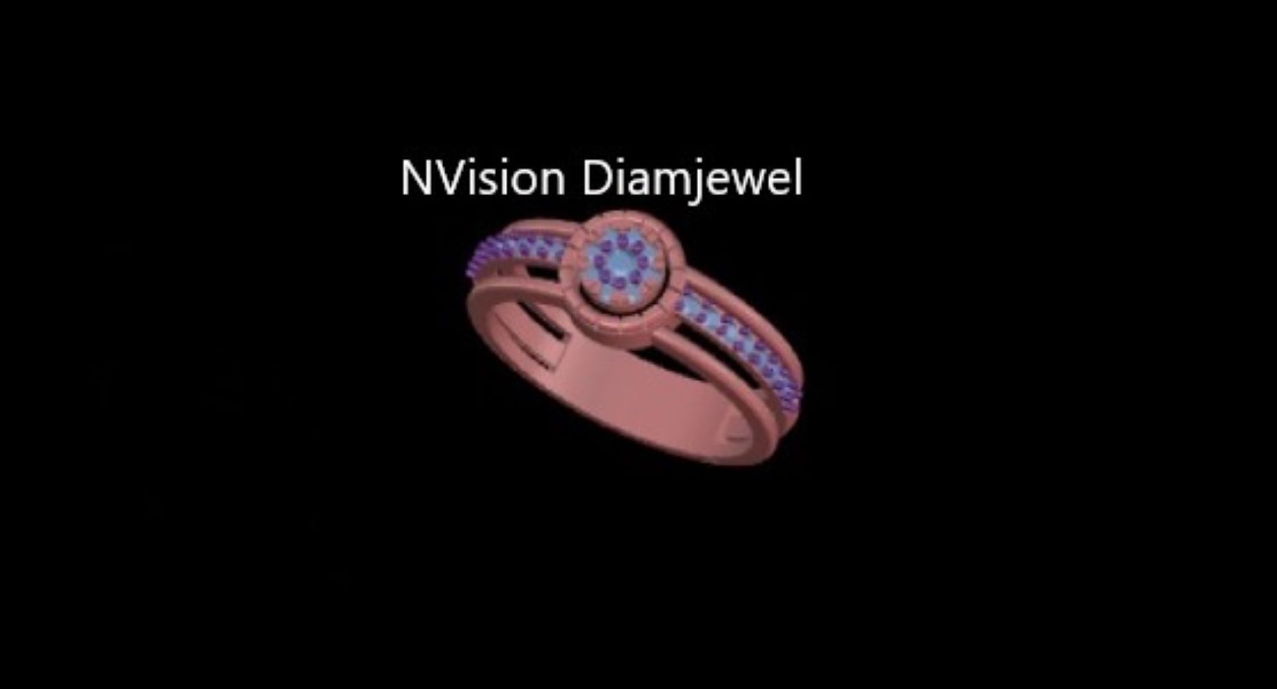 Rose Gold Natural Diamond Eternal Bond Ring.