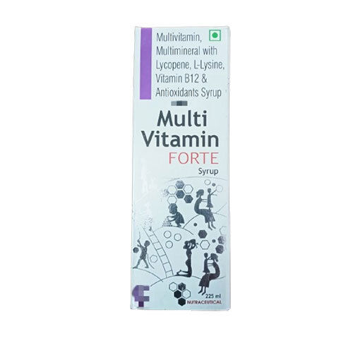 225Ml Multivitamin Multimineral With Lycopene L Lysine Vitamin B12 And Antioxidants Syrup - Age Group: For Adults