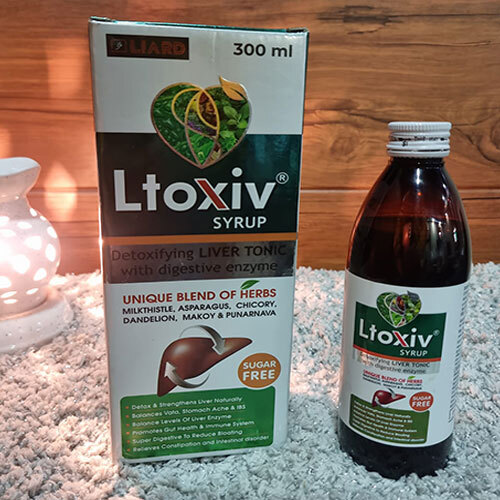 300ml Detoxifying Liver Tonic With Digestive Enzyme Syrup