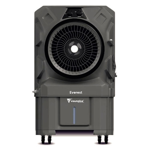 Air Cooler - 100 Ltr Capacity, Durable Plastic, Floor Standing Design | AC Power Supply, Easy Manual Cleaning, Warranty Included