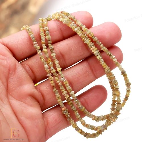 Natural Yellow Diamond Raw Beads,Rough Diamond Beads, Excellent Quality Yellow Diamond Nuggets, 2-3 mm Yellow Diamond Chip Beads for Jewelry