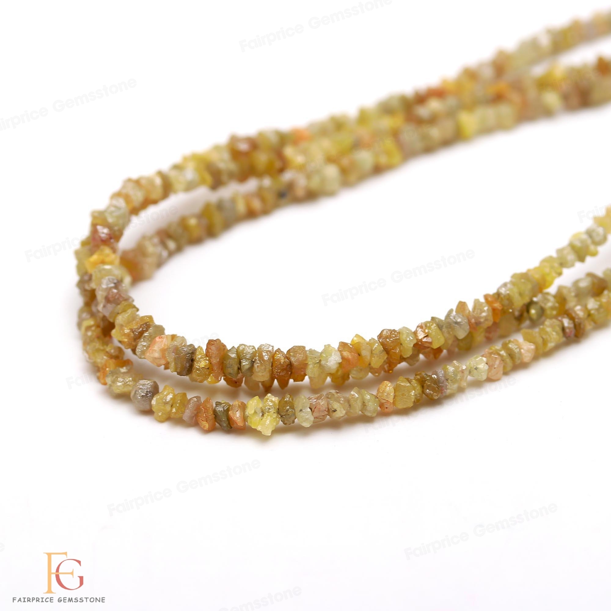 Natural Yellow Diamond Raw Beads,Rough Diamond Beads, Excellent Quality Yellow Diamond Nuggets, 2-3 mm Yellow Diamond Chip Beads for Jewelry