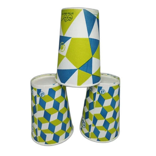 Blue/Green 200Ml Disposable Paper Cup Long