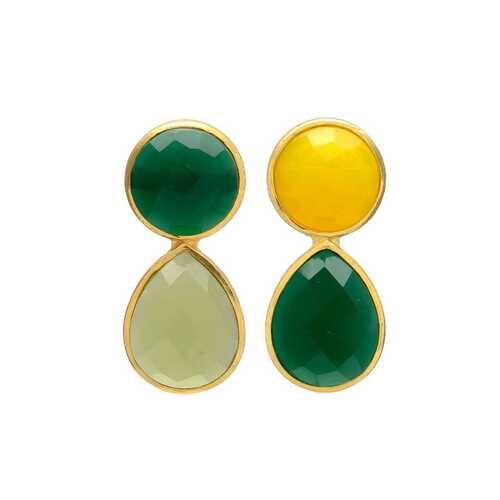 Triple splash earrings