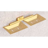 Sgg 814 Double Soap Dish - Color: Golden
