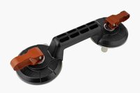 Raimondi Double Pad Suction Cup - Aluminum, 115 mm (4.5 inch), Black | Strong Suction Power, Ergonomic Handle, Versatile for Smooth & Textured Surfaces