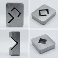 Angle And C Channel Cutting Die - Color: Grinding Finish