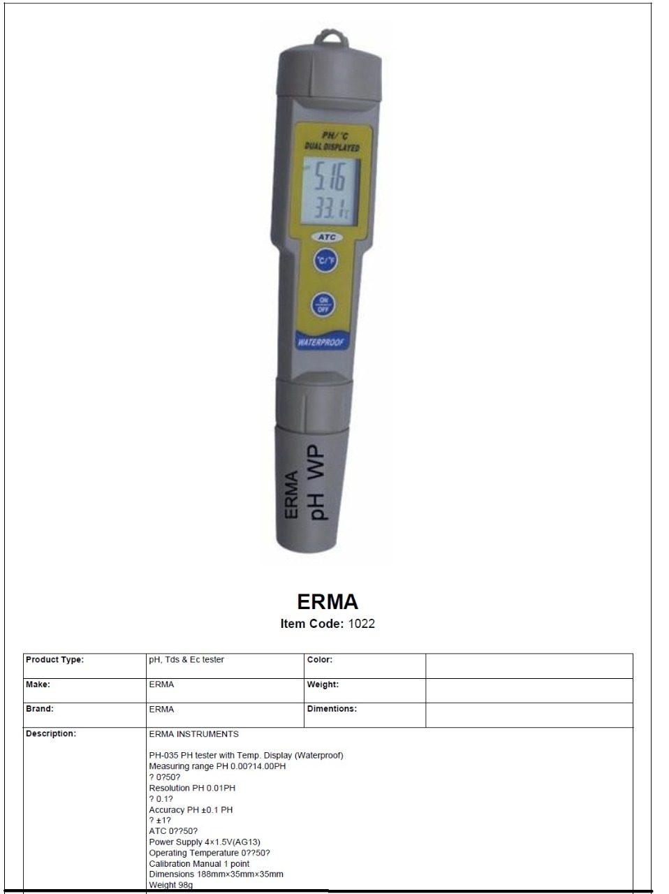 PH Meter