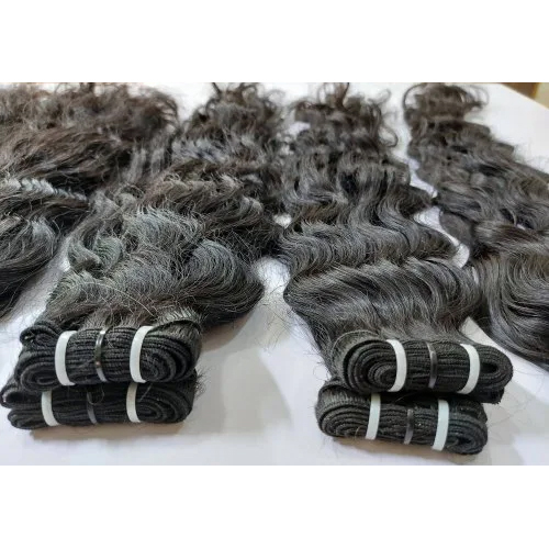 Machine Weft Hair Weaving 100% Virgin Real Human Hair