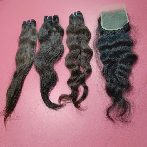 Machine Weft Human Hair Pure Virgin Human Hair