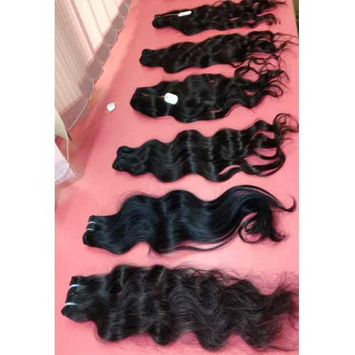 Virgin Wavy Indian Temple Hair Weave