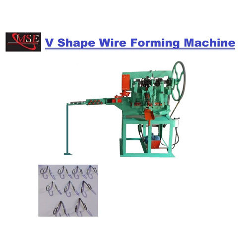 V Shape Wire Forming Making Machine - Color: Green