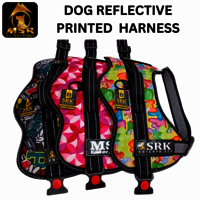 DOG REFLECTIVE PRINTED SRK HARNESS