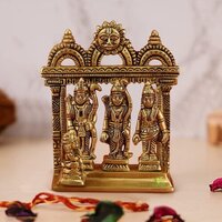 Brass Ram Darbar Statue Of Brass For Temple Decor Religious Statue Hindu Idols