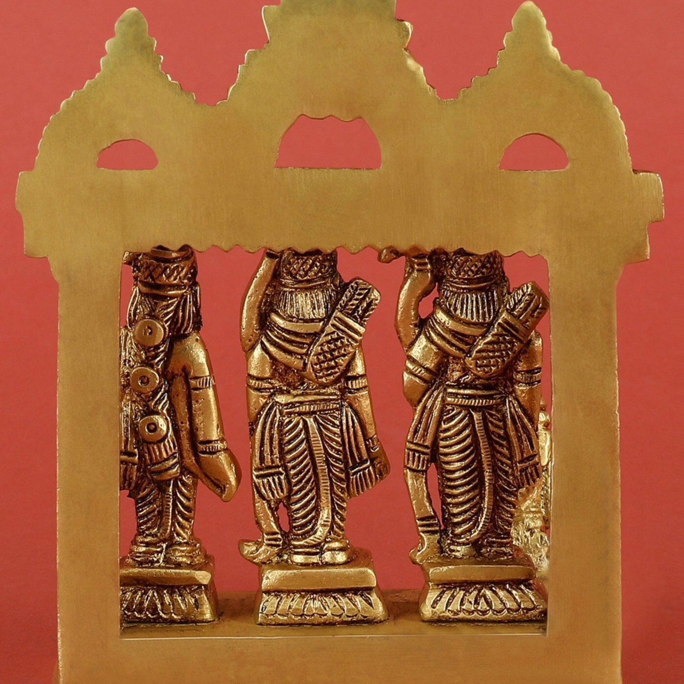 Brass Ram Darbar Statue of Brass For Temple decor Religious statue hindu idols