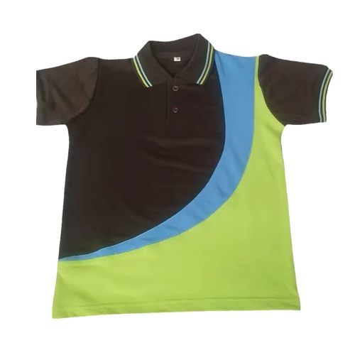 Medium Size School Uniform T-Shirt - Breathable Cotton Fabric, Classic Collared Design for All Age Groups | Washable and Comfortable for Everyday Wear