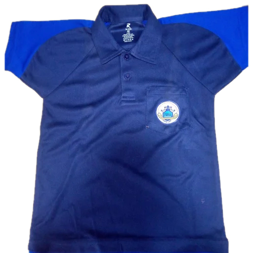 Half Sleeves School Uniform For Boys And Girls - Cotton Size M | Breathable Washable Suitable for Ages 3 to 16 Classic Design