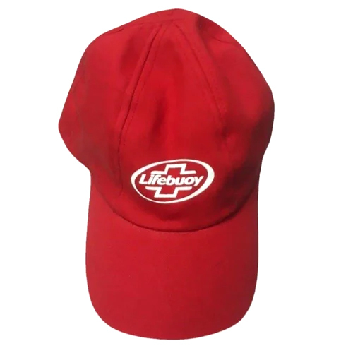 Promotional Cotton Cap - 100% Cotton, Free Size, Vibrant Red Color | Customizable Unisex Design with Printed Pattern for Brand Visibility