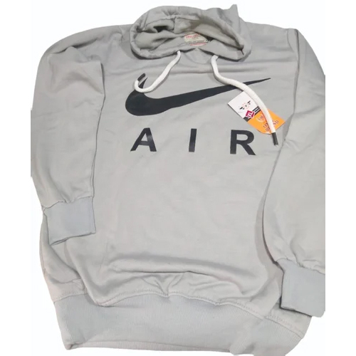 Mens Cotton Hoodie - Plus Size Breathable Grey Long Sleeve Design for Ultimate Comfort