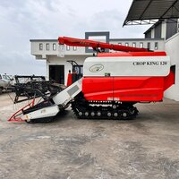 Rice Crop Combine Harvester Machine