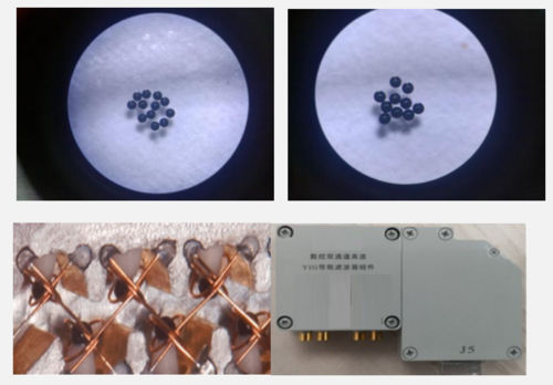 LOOSE SINGLE CRYSTAL, YIG (YTTRIUM IRON GAMET) SPHERE for Filter