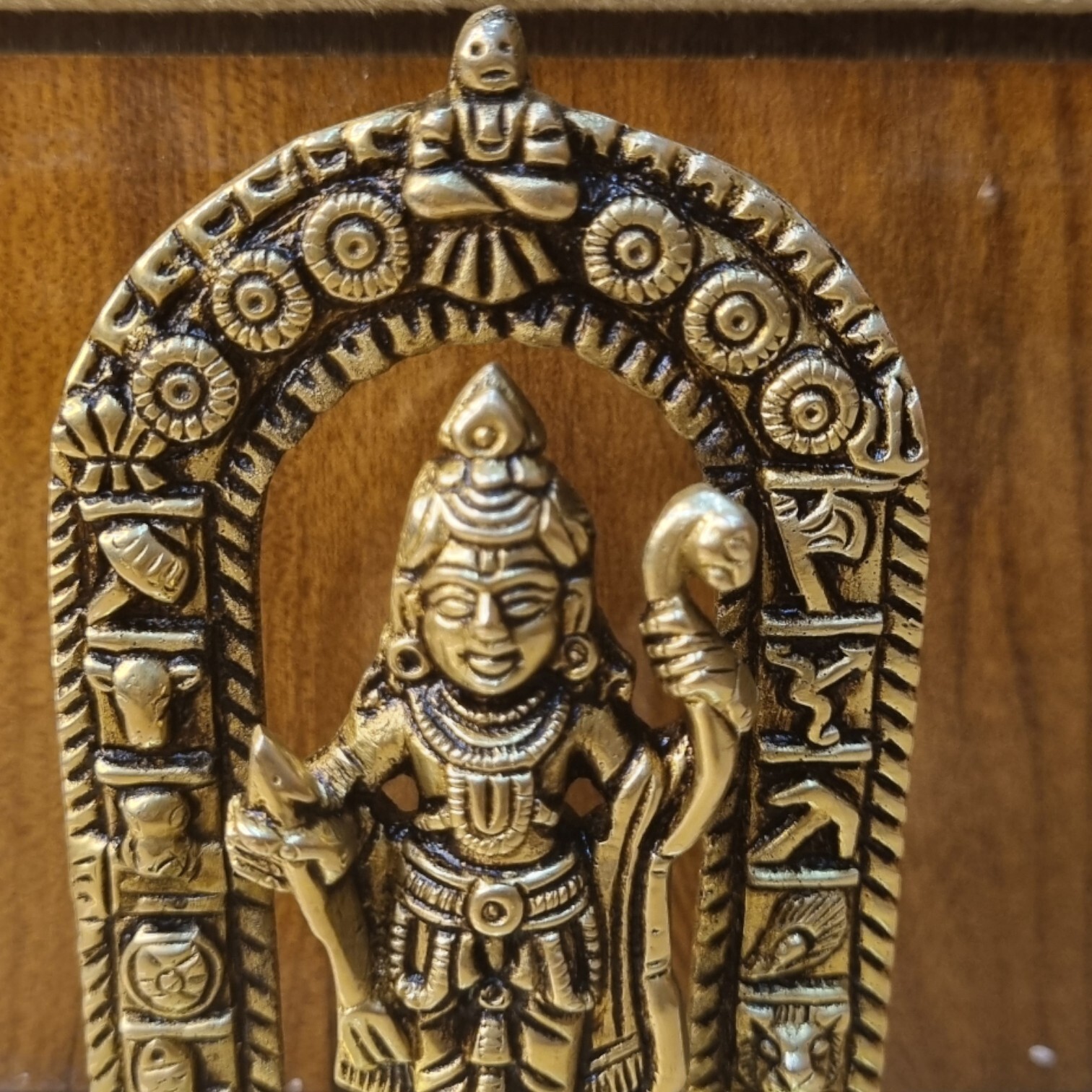 Brass Ram Lalla Statue with Yellow Antique Finish |Religious idols| |Brass Idols| |Ram Lalla| |Home decor|