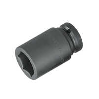 Alloy Impact Sockets - Durable Alloy, 26mm Length, 14mm Width, Black Color | Heavy-duty Impact Applications, Warranty Included, Sizes 1", 1/2", 3/4"