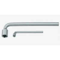 Carbon Steel Tubular Box Spanner - Color: Silver