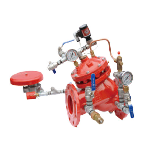 Red Deluge Alarm Valve