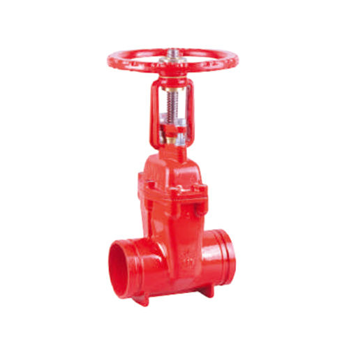 Red Grooved Resilient Os And Y Gate Valve