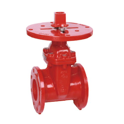 BS Flanged Resilient NRS Gate Valve With Post Flange