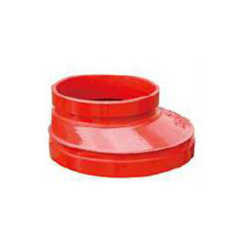 Red Grooved Enccentric Reducer