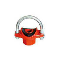 Threaded U-bolted Mechanical Tee - Color: Red