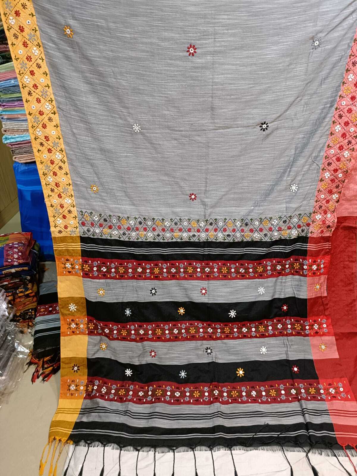 Bengal Handloom Lambani Work Saree