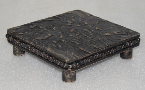 Wooden Square Black Riser