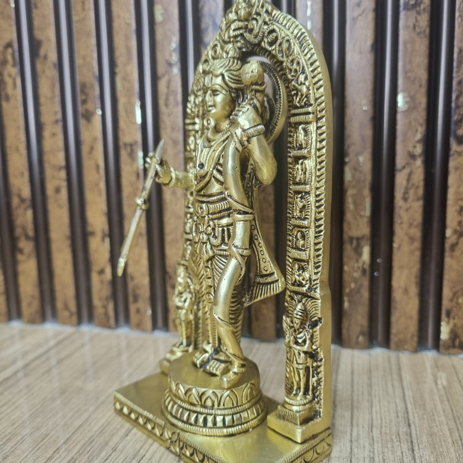 Brass Ram Lalla Statue with Yellow Antique Finish |Religious idols| |Brass Idols| |Ram Lalla| |Home decor| Temple Decor