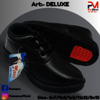 Kids Black School Shoes