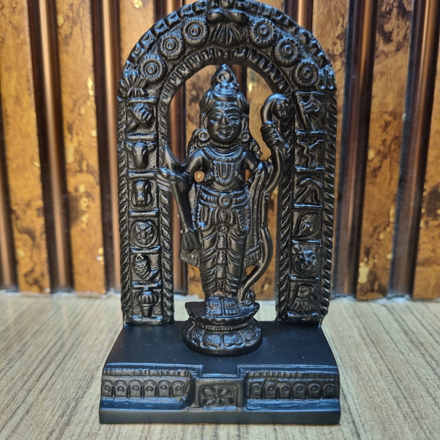 Brass Ram Lalla Statue with Black Antique Finish |Religious idols| |Brass Idols| |Ram Lalla| |Home decor