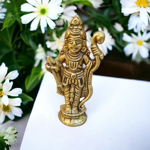 Brass Ram Lalla Statue with Yellow Antique Finish |Religious idols| |Brass Idols| |Ram Lalla| |Home decor| Showpieces|