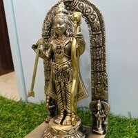 Brass Ram Lalla Statue with Antique Lacquer Finish |Religious idols| |Brass Idols| |Ram Lalla| |Home decor|