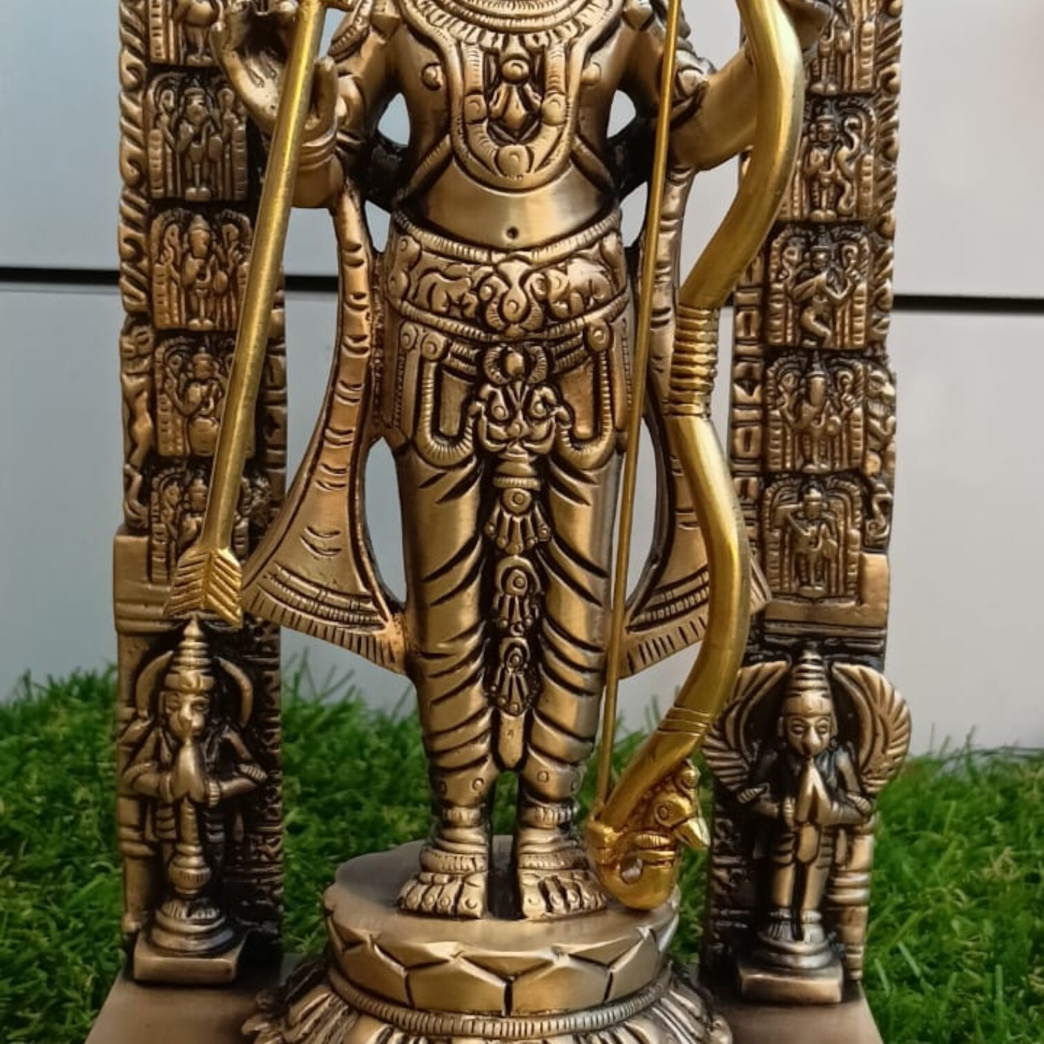 Brass Ram Lalla Statue with Antique Lacquer Finish |Religious idols| |Brass Idols| |Ram Lalla| |Home decor|