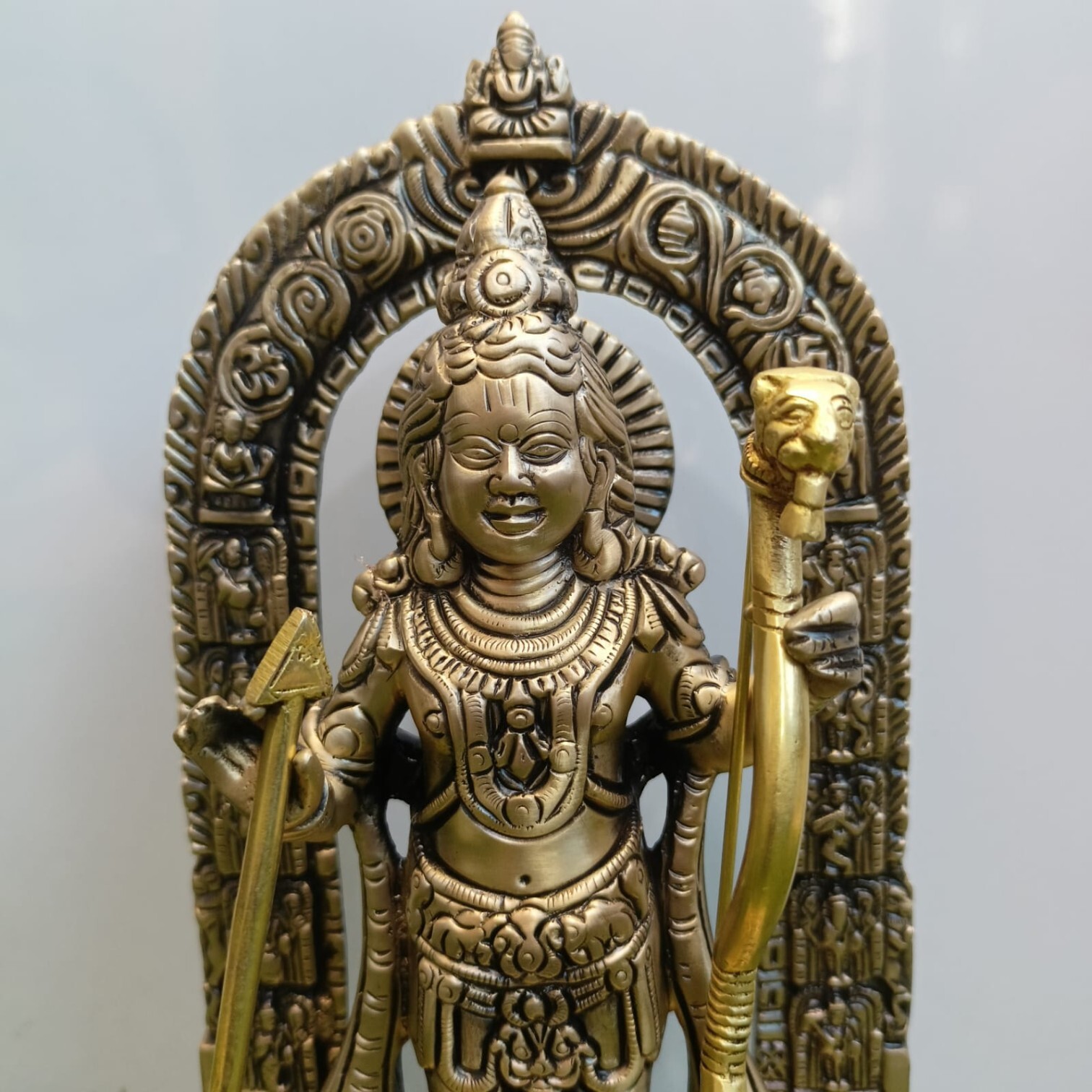 Brass Ram Lalla Statue with Antique Lacquer Finish |Religious idols| |Brass Idols| |Ram Lalla| |Home decor|