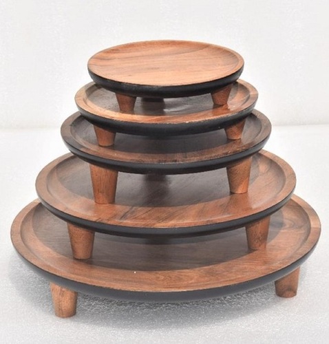 Wooden Round Riser Set