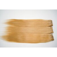 Top Quality Blonde Natural Straight Human Hair Weft Extensions