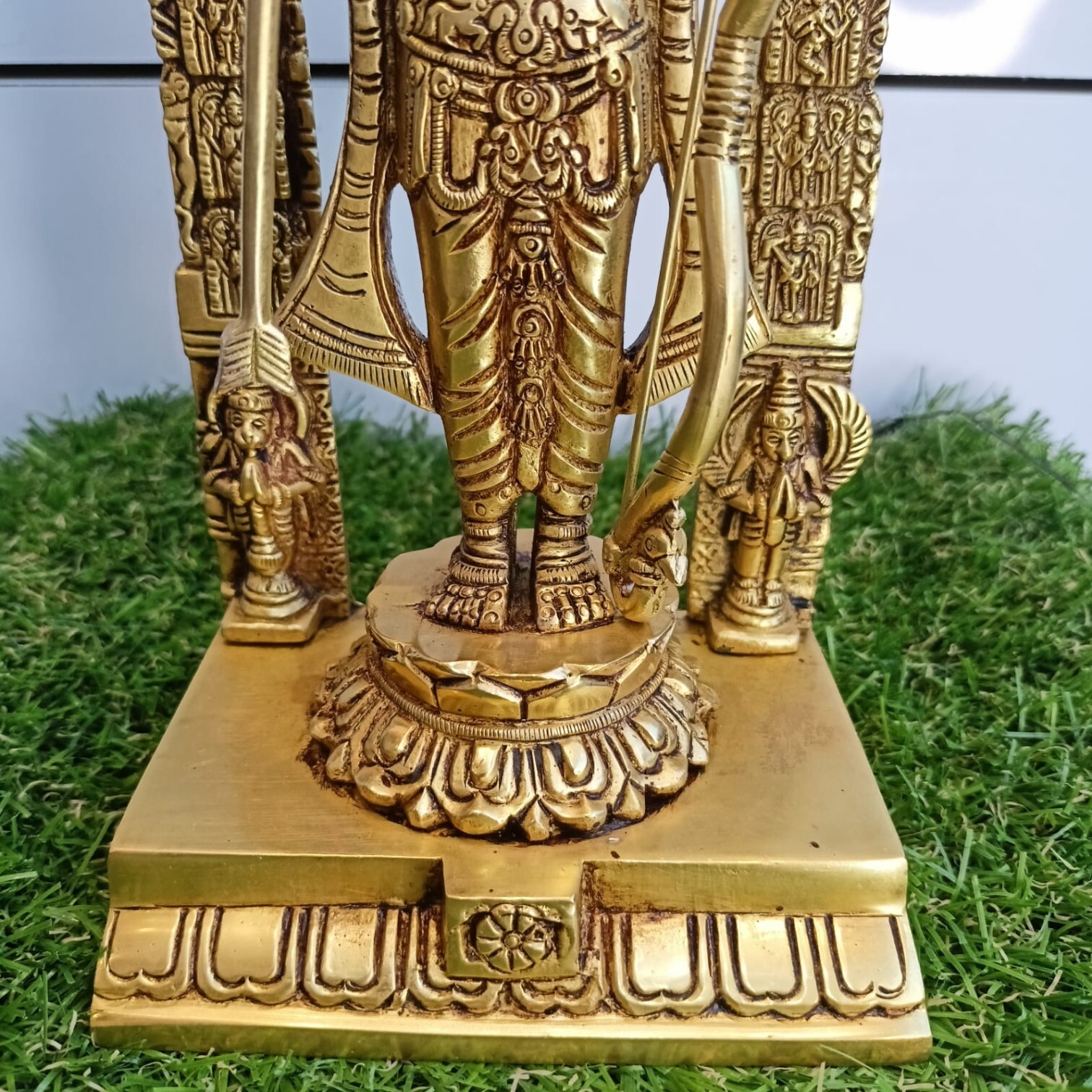 Brass Ram Lalla Statue with Yellow Antique Finish |Religious idols| |Brass Idols| |Ram Lalla| |Temple decor||